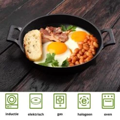Spesely® Gietijzeren Pan Met Handvaten - Koekenpan - Hapjespan - Diameter 20cm - Gietijzeren Pan Bbq 9 Spesely® Gietijzeren Pan Met Handvaten - Koekenpan - Hapjespan - Diameter 20cm - Gietijzeren Pan Bbq -Pot Verkoopwinkel 1200x1200 667
