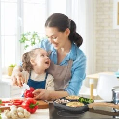 Professionele Koekenpan - Inductie - Voor Eieren / Pannekoeken / Hamburgers - Bakpan - Pan Voor 4 Eieren - Crepe Maker - Pannenkoekenmaker - Braadpan - Anti Aanbaklaag -Pot Verkoopwinkel 1200x1200 699