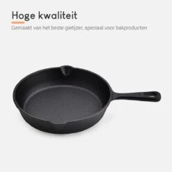 Ocina Gietijzeren Pan – Set Van 3 Stuks – ø25cm, ø19.5cm En ø16cm - Skillet - Koekenpan – Hapjespan – Koekenpan Inductie – Koekenpannenset - Gietijzeren Pan Bbq - Gietijzer - Incl. Receptenboek -Pot Verkoopwinkel 1200x1200 798