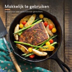Ocina Gietijzeren Pan – Set Van 3 Stuks – ø25cm, ø19.5cm En ø16cm - Skillet - Koekenpan – Hapjespan – Koekenpan Inductie – Koekenpannenset - Gietijzeren Pan Bbq - Gietijzer - Incl. Receptenboek -Pot Verkoopwinkel 1200x1200 800