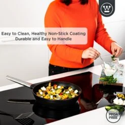 Westinghouse Performance Series - Koekenpan Inductie 28cm - Zwart - Geschikt Voor Alle Warmtebronnen Inclusief Inductie En Ovenbestendig -Pot Verkoopwinkel 1200x1200 884