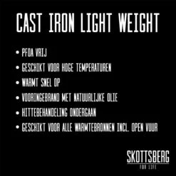 Skottsberg Koekenpan Cast Iron 28 Cm Gietijzer 12 Skottsberg Koekenpan Cast Iron 28 Cm Gietijzer -Pot Verkoopwinkel 1200x1200 899