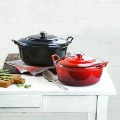 Le Creuset Braadpan Faitout Tradition Kersenrood - ø 24 Cm / 3 Liter -Pot Verkoopwinkel 1200x1200 976