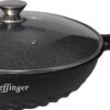 Cheffinger Wokpan Met Deksel - 32cm - Zwart - Pan - Keukenaccessoires -Pot Verkoopwinkel 1200x412 1