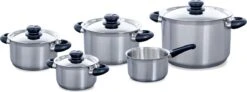 BK Karaat+ Pannenset - 5-delig - RVS – Geschikt Voor Alle Warmtebronnen -Pot Verkoopwinkel 1200x445