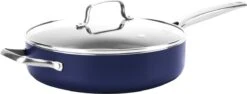 Blue Diamond – Sauteerpan Inclusief Deksel – Hapjespan – 28 Cm - Coating Met Diamant - Blauw -Pot Verkoopwinkel 1200x455