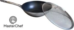 MasterChef / Jumbo - Wokpan - Met Glazen Deksel - 28 Cm - Inductie -Pot Verkoopwinkel 1200x489 1