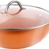 Swiss Pro+ - SP-WK28C - Aluminium Wokpan 28 Cm - Geschikt Voor Alle Warmtebronnen - Koper -Pot Verkoopwinkel 1200x510 2