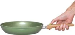Just Vegan Koekenpan ECO Met Afneembaar Handvat 20 Cm Aluminium Groen -Pot Verkoopwinkel 1200x570 1