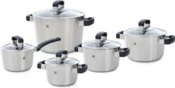 BK Conical Cool Pannenset - 5-delig - RVS - Geschikt Voor Alle Warmtebronnen -Pot Verkoopwinkel 1200x608 1