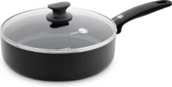 GreenPan Cambridge Hapjespan Met Deksel 24cm - Zwart - Inductie - PFAS-vrij -Pot Verkoopwinkel 1200x609 3