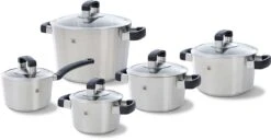 BK Conical Cool Glas Pannenset - 5-delig - Glazen Deksels - Geschikt Voor Alle Warmtebronnen -Pot Verkoopwinkel 1200x620 2
