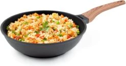 Rosmarino Black Line - Wokpan - Ø30cm - 100% PFAS & PFOA Vrij - Gegoten Aluminium - Non-stick Minerale Coating - Ergonomische Handgreep - Geschikt Voor Alle Warmtebronnen & Vaatwasser -Pot Verkoopwinkel 1200x628