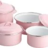 Lite-Body Pannenset 4-delig - Emaille - Roze 1 Lite-Body Pannenset 4-delig - Emaille - Roze -Pot Verkoopwinkel 1200x631