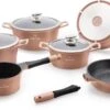 Herenthal Line - Pannenset Inductie - 14 Delig - Afneembare Handgreep - Keramisch - Koper Kleurig - PFAS-vrij -Pot Verkoopwinkel 1200x658 6