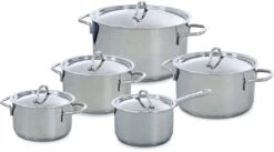 BK Profiline Pannenset - 5 Delig - RVS - Nductie 30 BK Profiline Pannenset - 5 Delig - RVS - Nductie -Pot Verkoopwinkel 1200x667