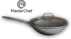 MasterChef / Jumbo - Wokpan - Met Glazen Deksel - 28 Cm - Inductie -Pot Verkoopwinkel 1200x671