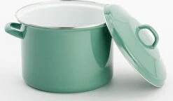 Lite-Body Magnus Soeppan/Stamppotpan Met Deksel - 24cm/8l - Emaille - Olijf Groen -Pot Verkoopwinkel 1200x698 8