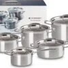 Le Creuset RVS Kookpan 18cm / 20cm / 24cm + Lage Kookpan 20cm + Steelpan 16cm -Pot Verkoopwinkel 1200x707 6