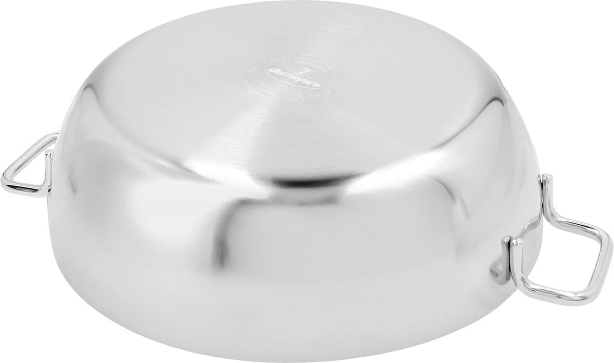 Demeyere Apollo Sauteerpan - Met Glazen Deksel - 28 Cm 8 Demeyere Apollo Sauteerpan - Met Glazen Deksel - 28 Cm - Afbeelding 6