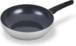 BRABANTIA INDU+ Wokpan - Keramische Antiaanbaklaag - Ø 28 Cm - Inductie - Pfas Vrij