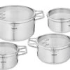 Tefal Nordica Pannenset 4 Delig - Steelpan Ø16 Cm & Kookpan Ø 18 + Ø 20 + Ø 24 Cm -Pot Verkoopwinkel 1200x739