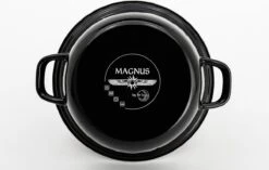 Lite-Body - Emaille - Magnus Braadpan 28cm/3,5l Met Deksel - Inductie - Zwart -Pot Verkoopwinkel 1200x763 7