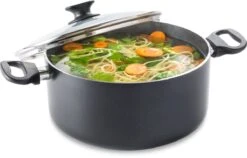 GreenPan Cambridge Kookpan Met Deksel 24cm - Zwart - Inductie - PFAS-vrij -Pot Verkoopwinkel 1200x767 4