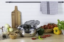 Edënbërg Classic Line - Japanse Frituurpan Met Thermometer - 3.4 Liter - Friteuse/Frituurpot RVS -Pot Verkoopwinkel 1200x783