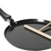 Zwarte Pannenkoekenpan/crepepan 24 Cm Met Anti-aanbak Laag En Houten Beslag Verdeler - Pannenkoeken/crepes - Koken -Pot Verkoopwinkel 1200x785
