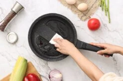 Swiss Pro+ | Set 14 Delige Pannenset | Inductie - Pannensets - Glazen Deksel - Met Afneembare Handgreep - Marmeren Interieur -PFAS-vrij | Black (Zwart) -Pot Verkoopwinkel 1200x799 122