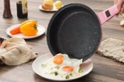 Royalty Line Inductie Pannenset - Luxe 14-delige Pannenset Marmeren Coating - Pannen Met Afneembare Handvaten - Oven-Ready - PFAS-Vrij - Voor Alle Warmtebronnen - Afneembare Koudgrepen - Antiaanbaklaag - Koekenpan Met Glazen Deksels - Roze -Pot Verkoopwinkel 1200x799 124