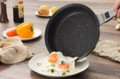 Swiss Pro+ | Set 14 Delige Pannenset | Inductie - Pannensets - Glazen Deksel - Met Afneembare Handgreep - Marmeren Interieur -PFAS-vrij | Grey / Silver -Pot Verkoopwinkel 1200x799 146