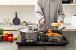 Swiss Pro+ | Set 14 Delige Pannenset | Inductie - Pannensets - Glazen Deksel - Met Afneembare Handgreep - Marmeren Interieur -PFAS-vrij | Grey / Silver -Pot Verkoopwinkel 1200x799 147