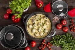 Smile 10-Delige Pannenset - Anti Aanbaklaag - Vaatwasser Bestendig - Zwart - MGK-17 -Pot Verkoopwinkel 1200x800 263