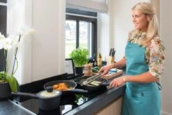 Sola Braadpan Fair Cooking - Ø 28 Cm - Zwart/wit - Aluminium - Antiaanbaklaag -Pot Verkoopwinkel 1200x801 14