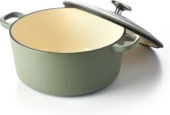 BK Bourgogne Braadpan Ø 24 Cm - Groen - Gietijzer - Inductie -Pot Verkoopwinkel 1200x812 1