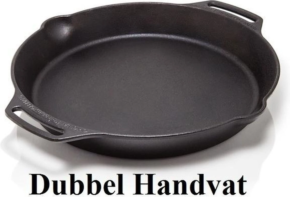 Petromax Fp30h-t, Skillet, 30 Cm, Pan Met Handgrepen, Gietijzer, Zwart 7 Petromax Fp30h-t, Skillet, 30 Cm, Pan Met Handgrepen, Gietijzer, Zwart - Afbeelding 5