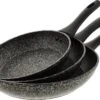Luxe Marble Stone Pannenset 3-delig | Ø 20 - 24 - 28 Cm - Pannen - Vrij Van PFOA - Alle Warmtebronnen - Anti Aanbak - Extra Sterk -Pot Verkoopwinkel 1200x819