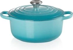Le Creuset Braadpan Signature Caribbean Blue - ø 20 Cm / 2.4 Liter -Pot Verkoopwinkel 1200x825 13