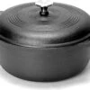 Gietijzeren Braadpan - 28 Cm - Pure Gietijzer - Niet Geëmailleerd - Geschikt Voor Inductie - Stoofpan Met Deksel - Sudderpan - Zwart -Pot Verkoopwinkel 1200x826 10