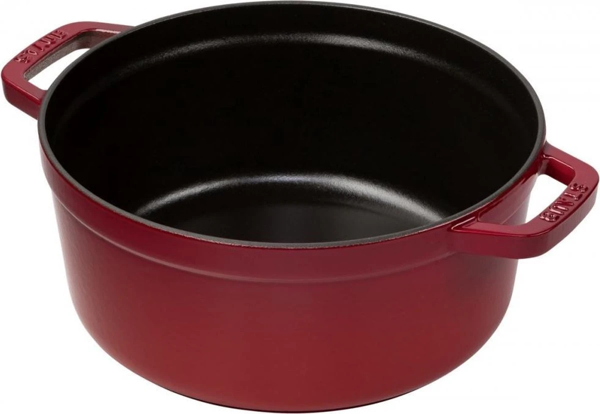 Staub - Ronde Cocotte 24 Cm - Kers 4 Staub - Ronde Cocotte 24 Cm - Kers - Afbeelding 2