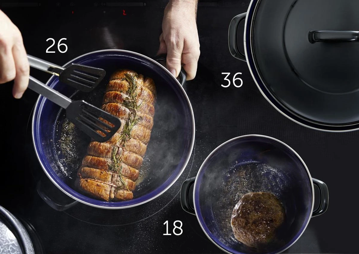 BK Fortalit Braadpan Ø 22 Cm / 2L - Emaille - Inductie 5 BK Fortalit Braadpan Ø 22 Cm / 2L - Emaille - Inductie - Afbeelding 3