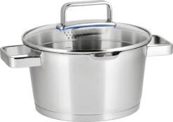 Sola Pannenset Diamond - 4 Delig - Ø 16,16,18,20 Cm - Zilver - RVS - Sandwichbodem -Pot Verkoopwinkel 1200x851 2