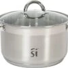 Luxe Kleine RVS Kookpan/pan Loa Met Glazen Deksel 20 Cm 3,9 Liter - Kookpannen/sauspannetje - Koken - Keukengerei -Pot Verkoopwinkel 1200x858