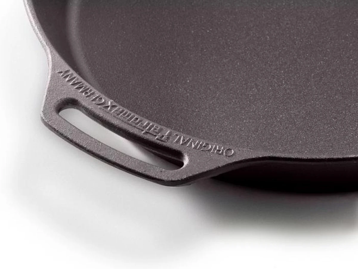 Petromax Fp30h-t, Skillet, 30 Cm, Pan Met Handgrepen, Gietijzer, Zwart 4 Petromax Fp30h-t, Skillet, 30 Cm, Pan Met Handgrepen, Gietijzer, Zwart - Afbeelding 2