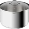 TEFAL B8646404 26 Cm Roestvrijstalen Pan, Alle Branders Inclusief Inductie, 6,5 L, Stevige Handgrepen, Glazen Deksel, Intuition XL -Pot Verkoopwinkel 1200x908