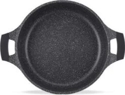 Royalty Line - Marble Soep/braadpan - Met Glazen Deksel Zwart - 20 CM. RL-BS20ML -Pot Verkoopwinkel 1200x918 1