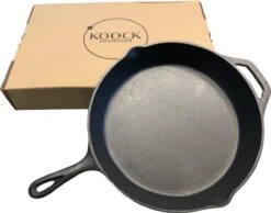 Koock Amsterdam® Skillet - Gietijzer - 25cm - Koekenpan - Geschikt Voor Alle Warmtebronnen -Pot Verkoopwinkel 1200x944