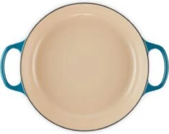 Le Creuset Braadpan Campagnard Signature Deep Teal - ø 30 Cm / 3.5 Liter -Pot Verkoopwinkel 1200x946 3